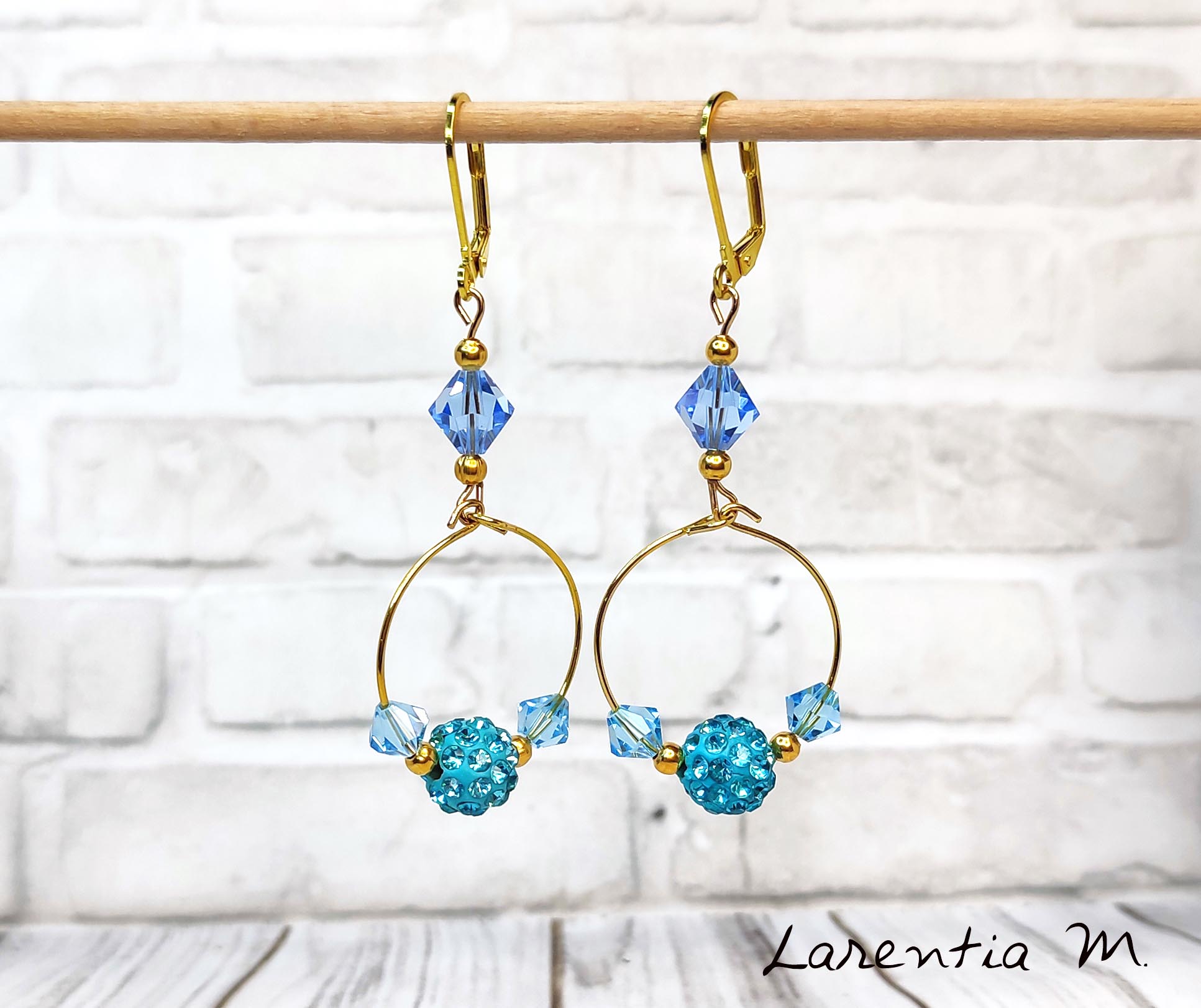 boucles d'oreilles swarovski